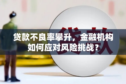 余姚贷款不良率攀升，金融机构如何应对风险挑战？