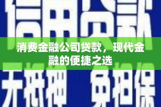 余姚消费金融公司贷款，现代金融的便捷之选
