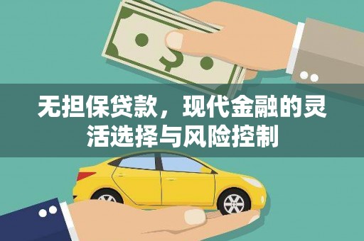 余姚无担保贷款，现代金融的灵活选择与风险控制