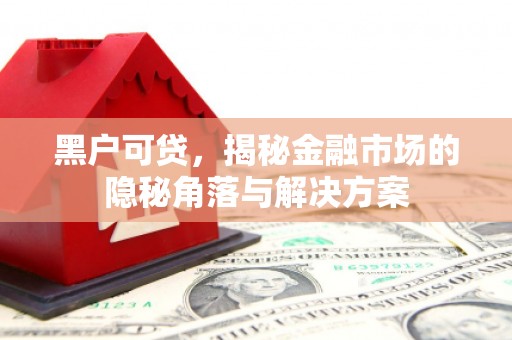余姚黑户可贷，揭秘金融市场的隐秘角落与解决方案