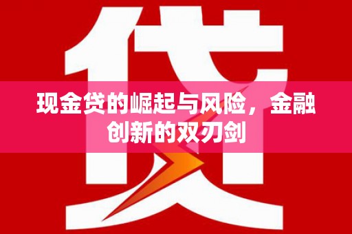 余姚现金贷的崛起与风险，金融创新的双刃剑