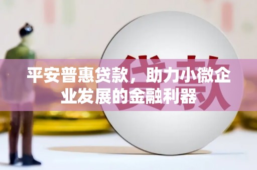 余姚平安普惠贷款，助力小微企业发展的金融利器